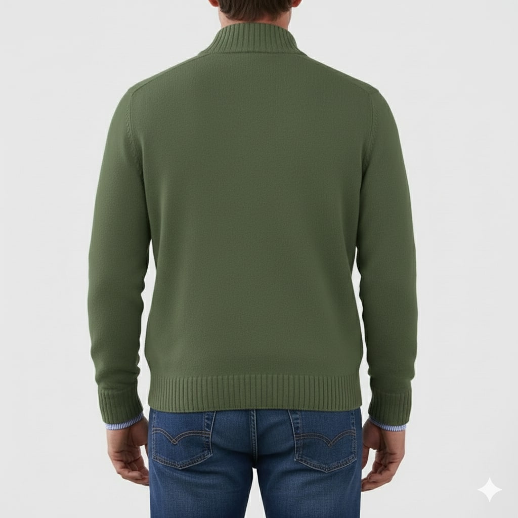 Callum Men’s Half-Zip Sweater – Soft Knit Pullover