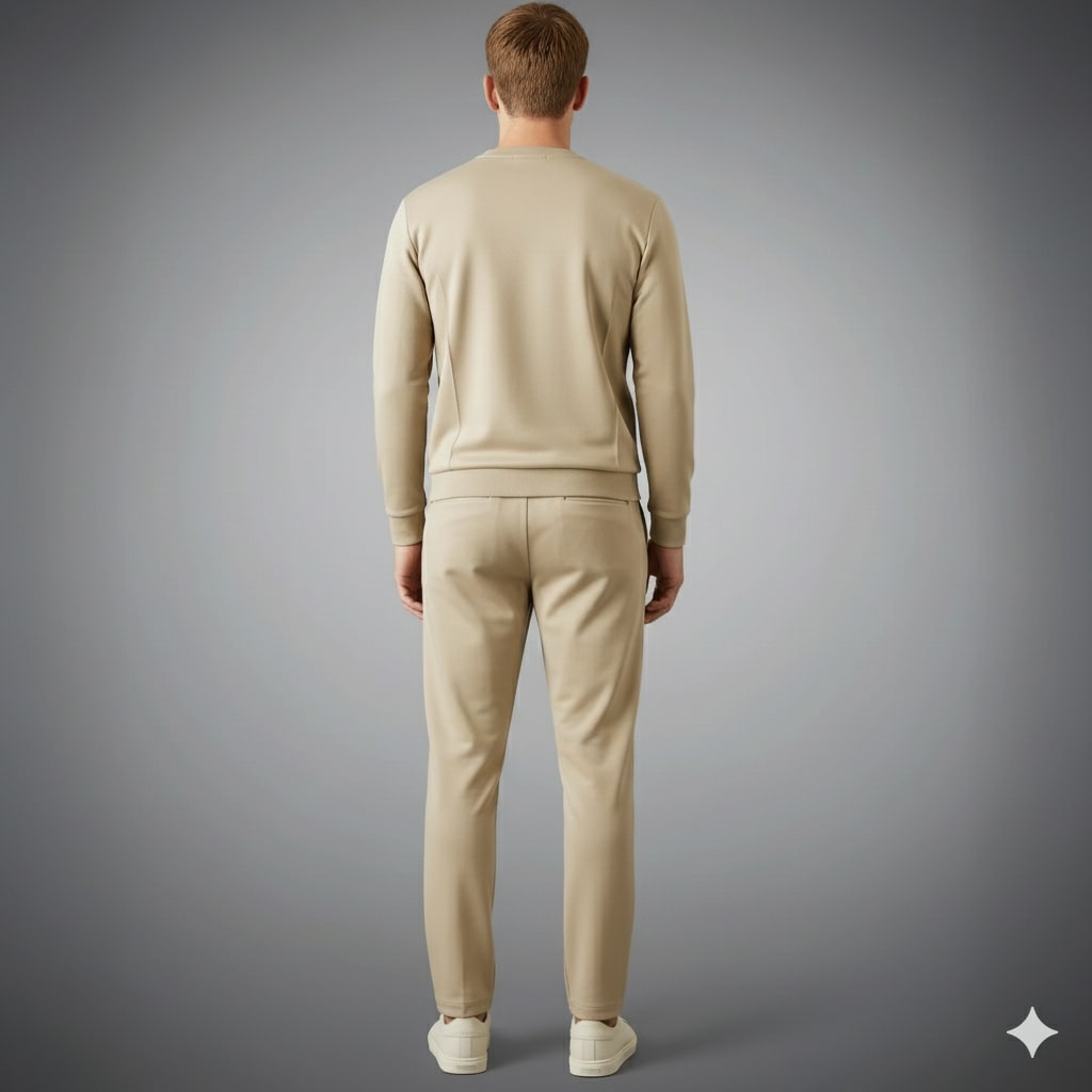 Marlow Cotton-Silk Lounge Set – Premium Men’s 2-Piece Relaxed Co-ord