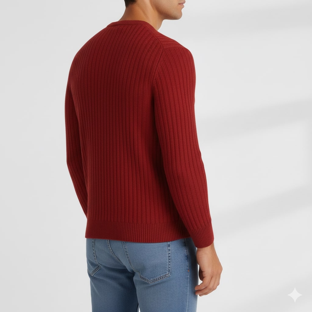 Marco Men’s Merino Wool Sweater – Soft Warm Knit Pullover