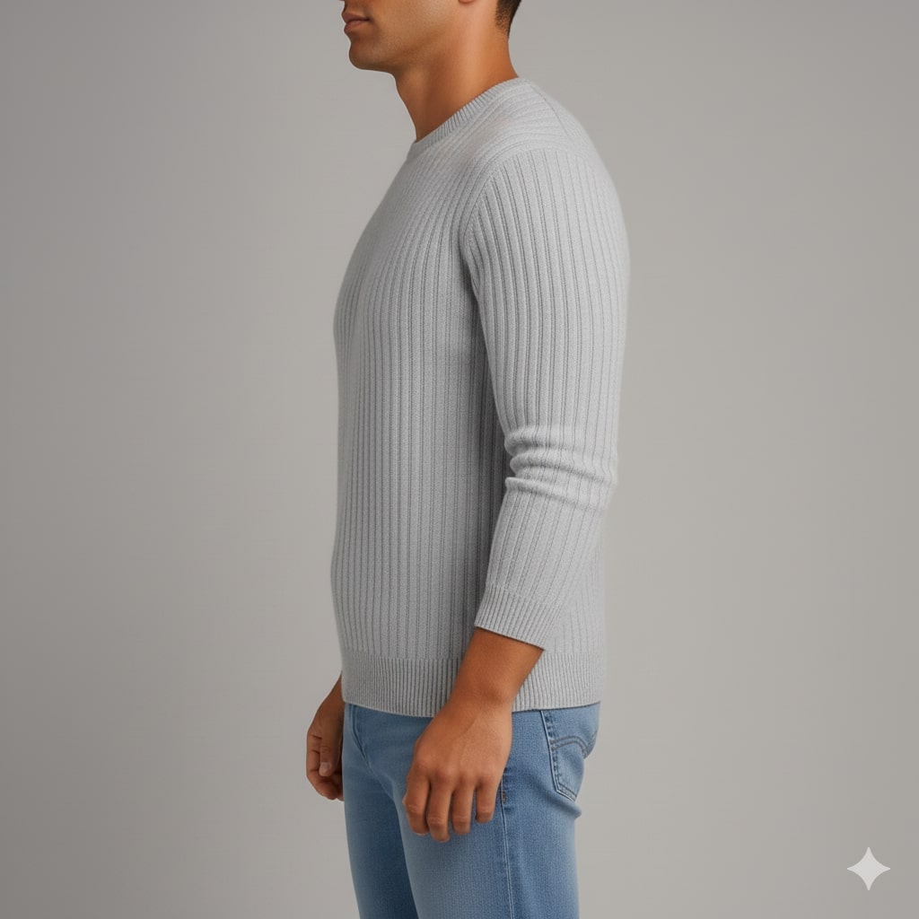 Marco Men’s Merino Wool Sweater – Soft Warm Knit Pullover
