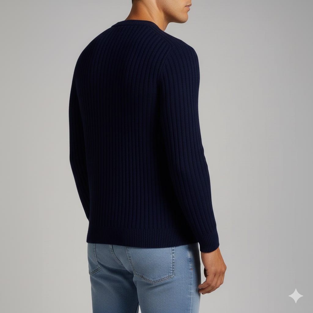 Marco Men’s Merino Wool Sweater – Soft Warm Knit Pullover