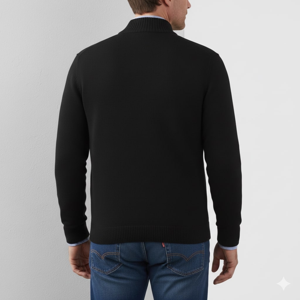 Callum Men’s Half-Zip Sweater – Soft Knit Pullover