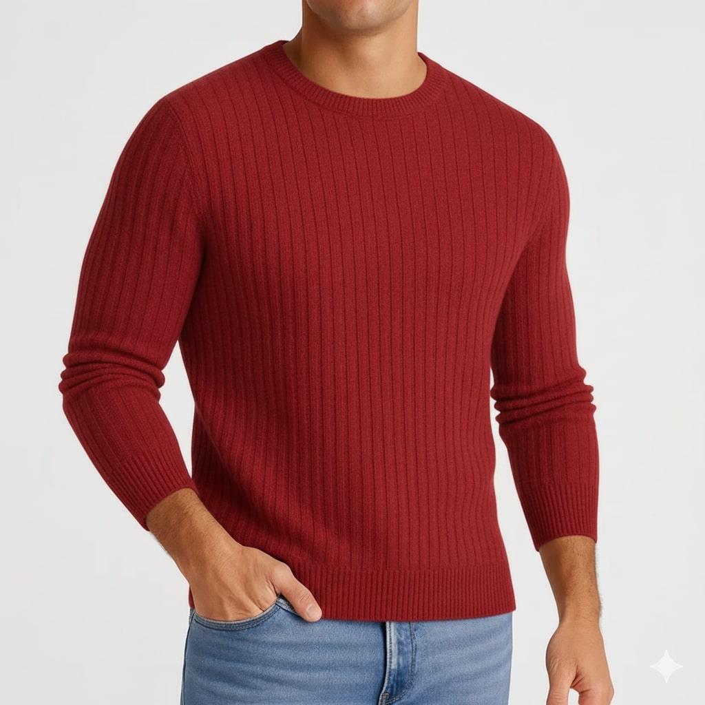 Marco Men’s Merino Wool Sweater – Soft Warm Knit Pullover