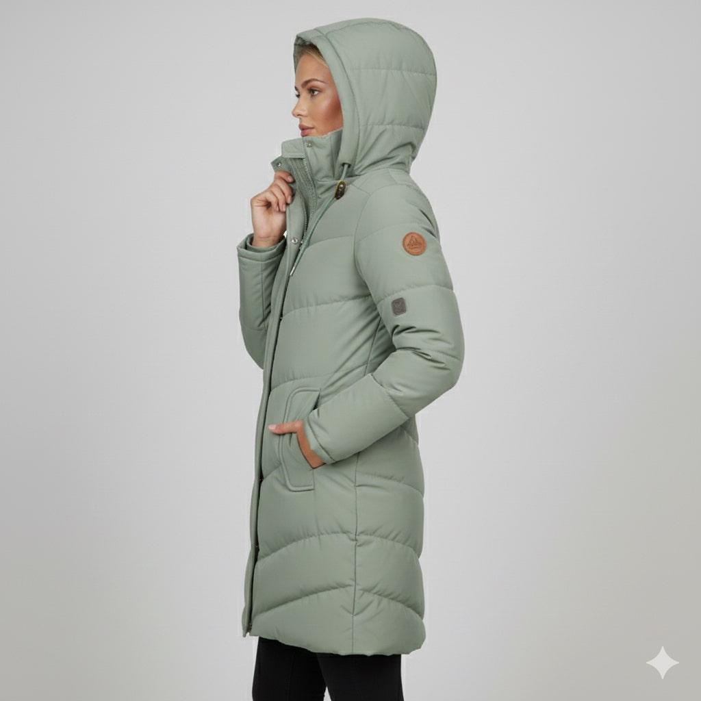 Sabrina Women’s Winter Coat – Long Hooded Winter Jacket with Plush Lining
