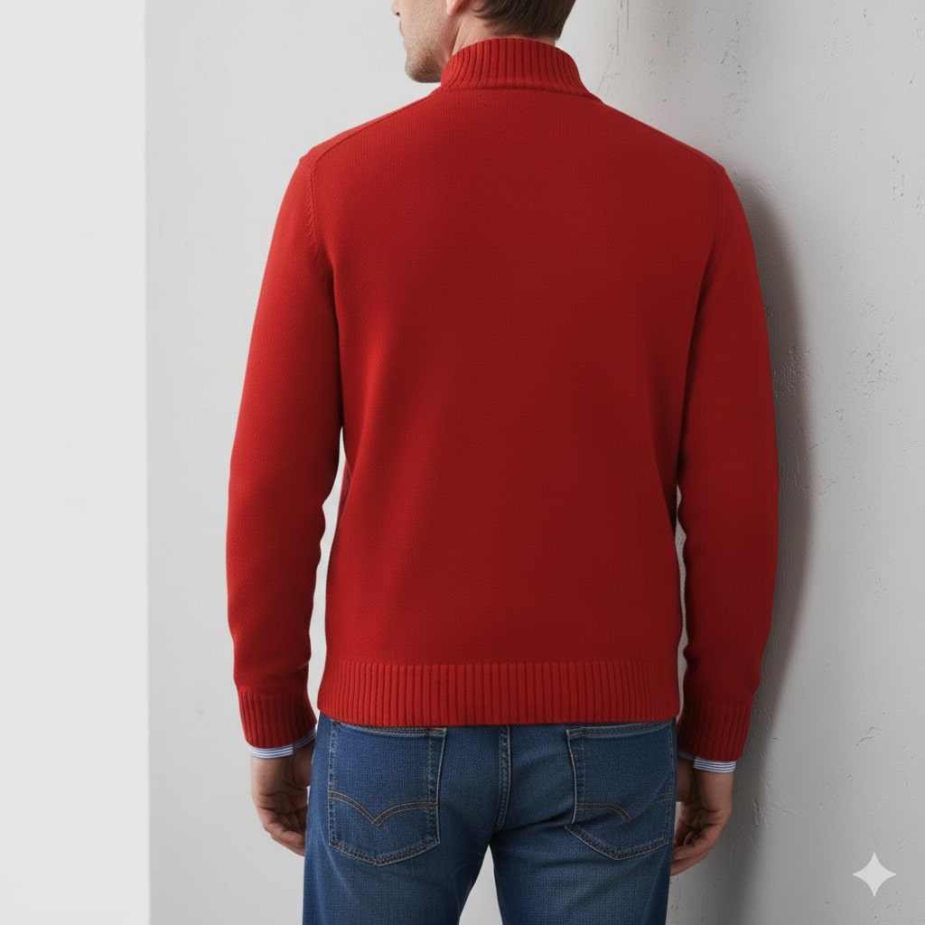 Callum Men’s Half-Zip Sweater – Soft Knit Pullover