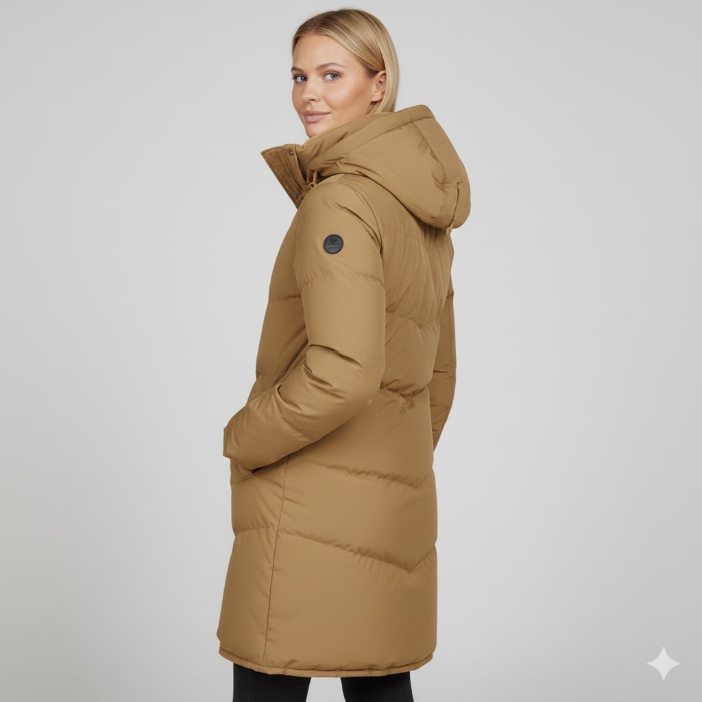 Sabrina Women’s Winter Coat – Long Hooded Winter Jacket with Plush Lining