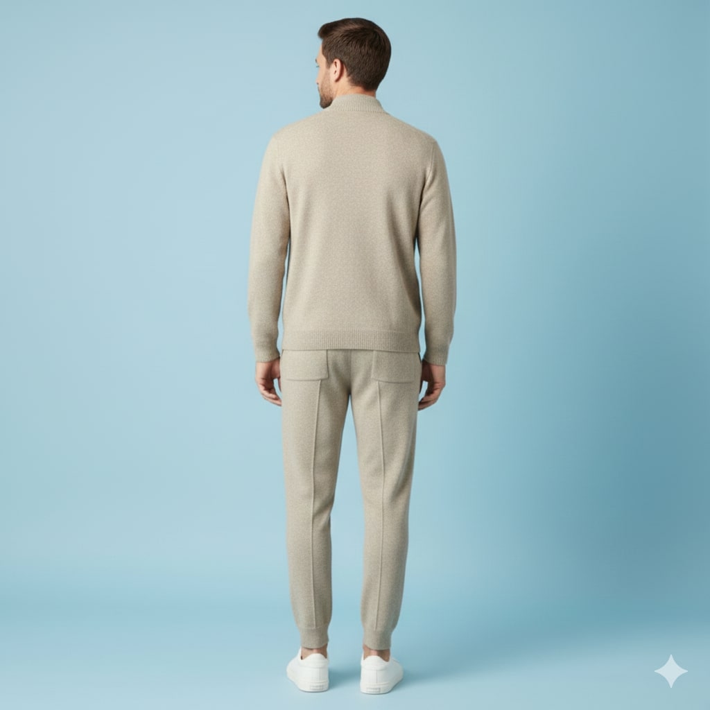 Camden Men’s Tracksuit – Soft Full-Zip Jacket & Tailored Lounge Pants