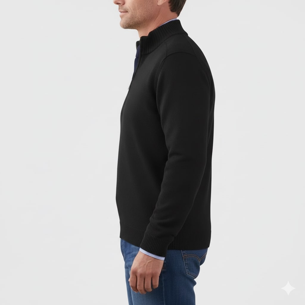 Callum Men’s Half-Zip Sweater – Soft Knit Pullover