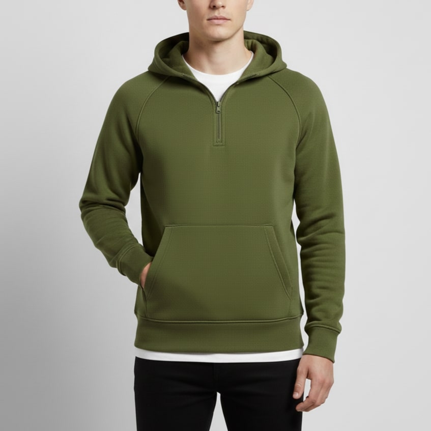 Soriano Men’s Hoodie Sweatshirt – Midweight Cotton Hooded Jacket