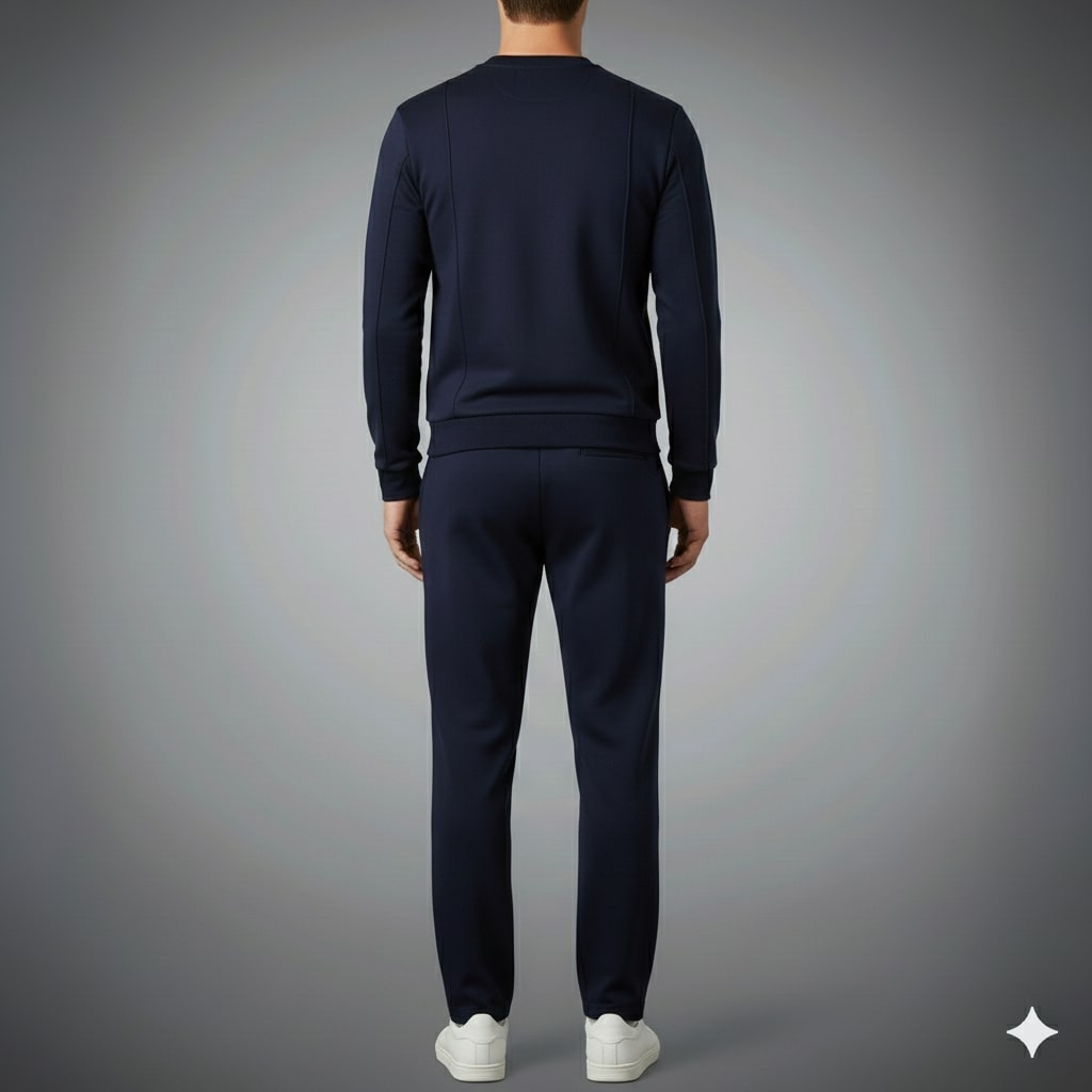 Marlow Cotton-Silk Lounge Set – Premium Men’s 2-Piece Relaxed Co-ord