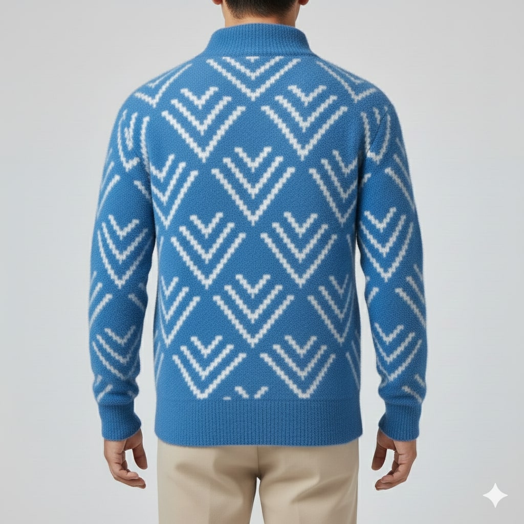 Morgan Men’s Knit Sweater – Plush Winter Pullover for Layered Warmth