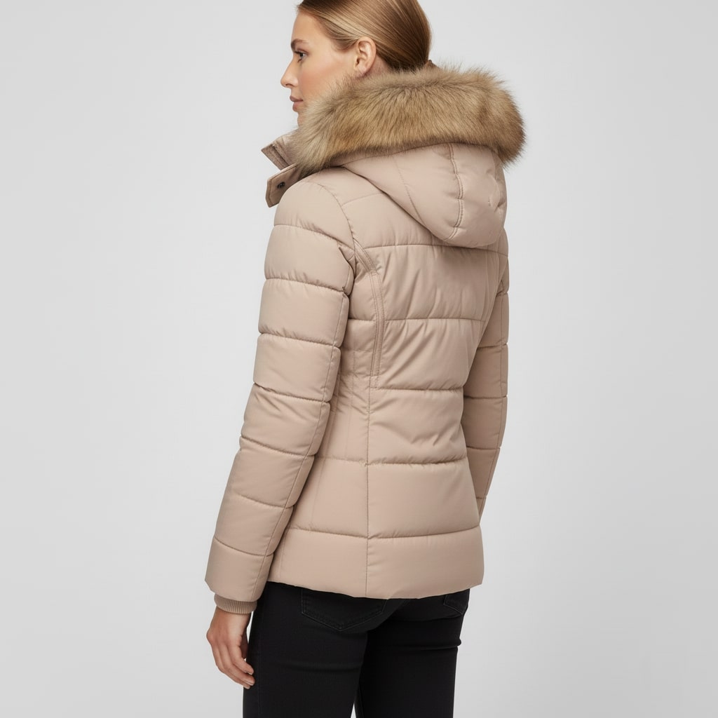 Katrina Women’s Winter Jacket – Insulated Zip-Up Hooded Jacket