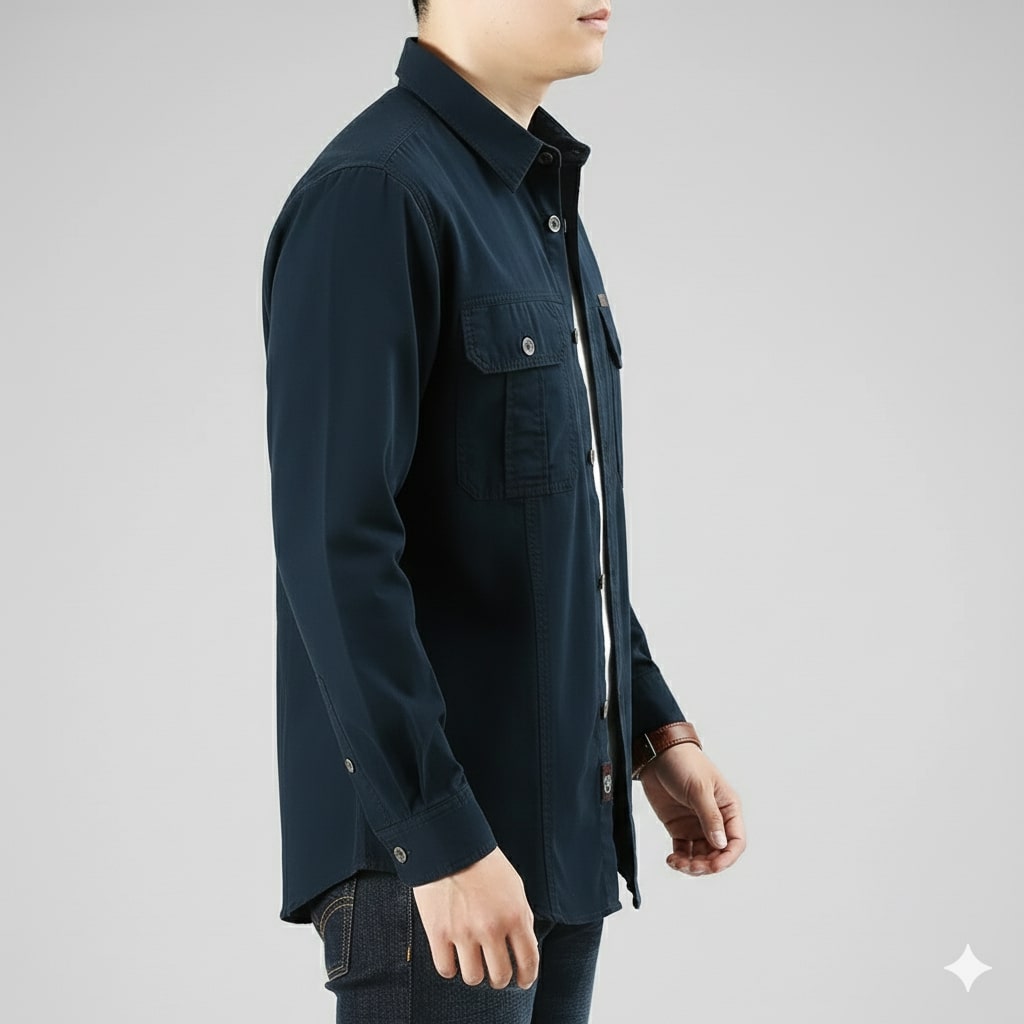 Ramiro Men’s Long Sleeve Shirt – Durable Cotton Shirt