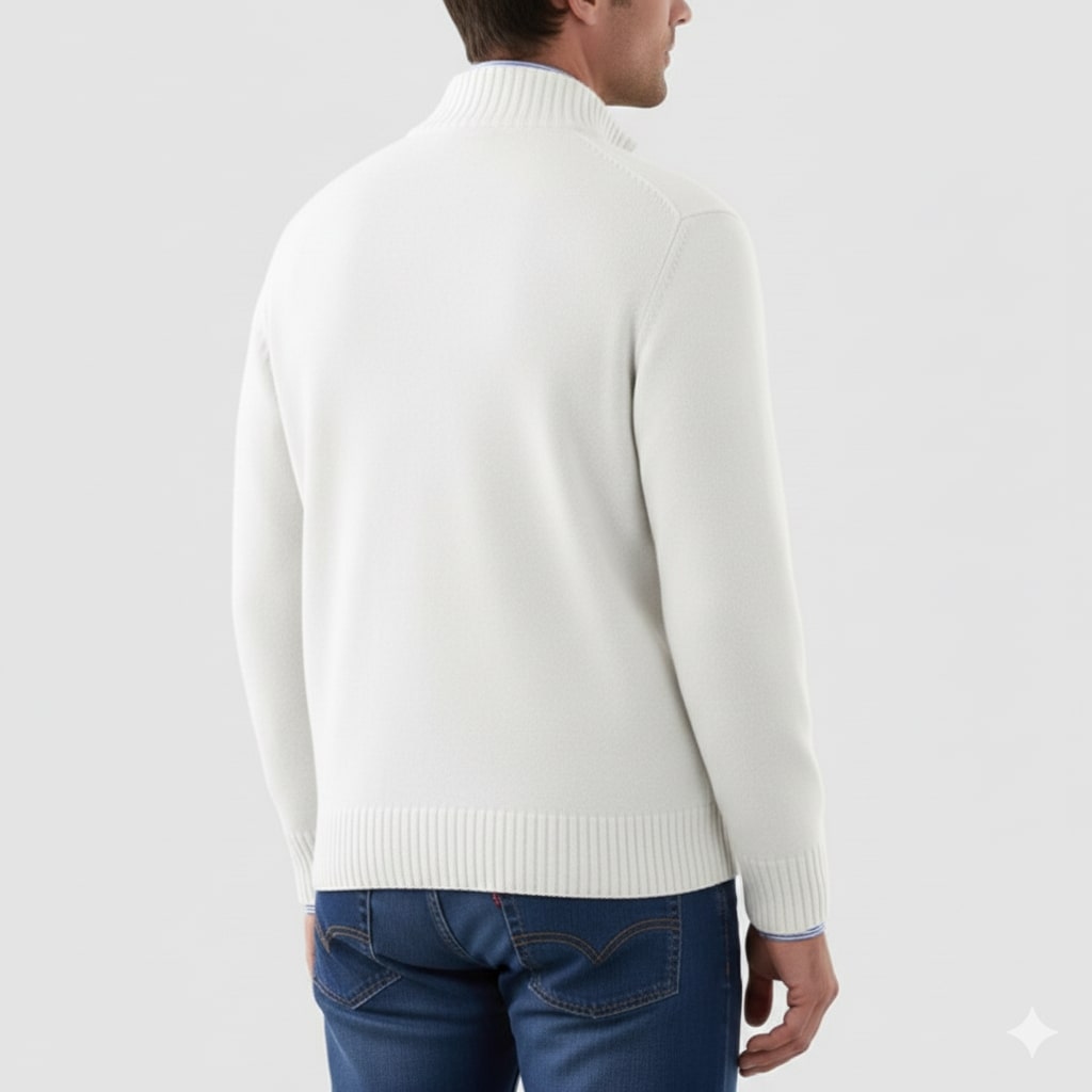 Callum Men’s Half-Zip Sweater – Soft Knit Pullover