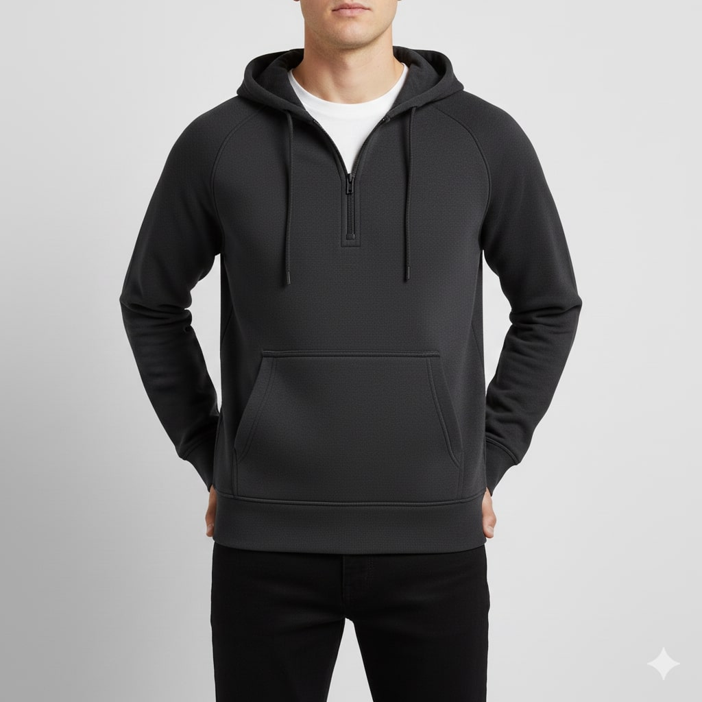 Soriano Men’s Hoodie Sweatshirt – Midweight Cotton Hooded Jacket