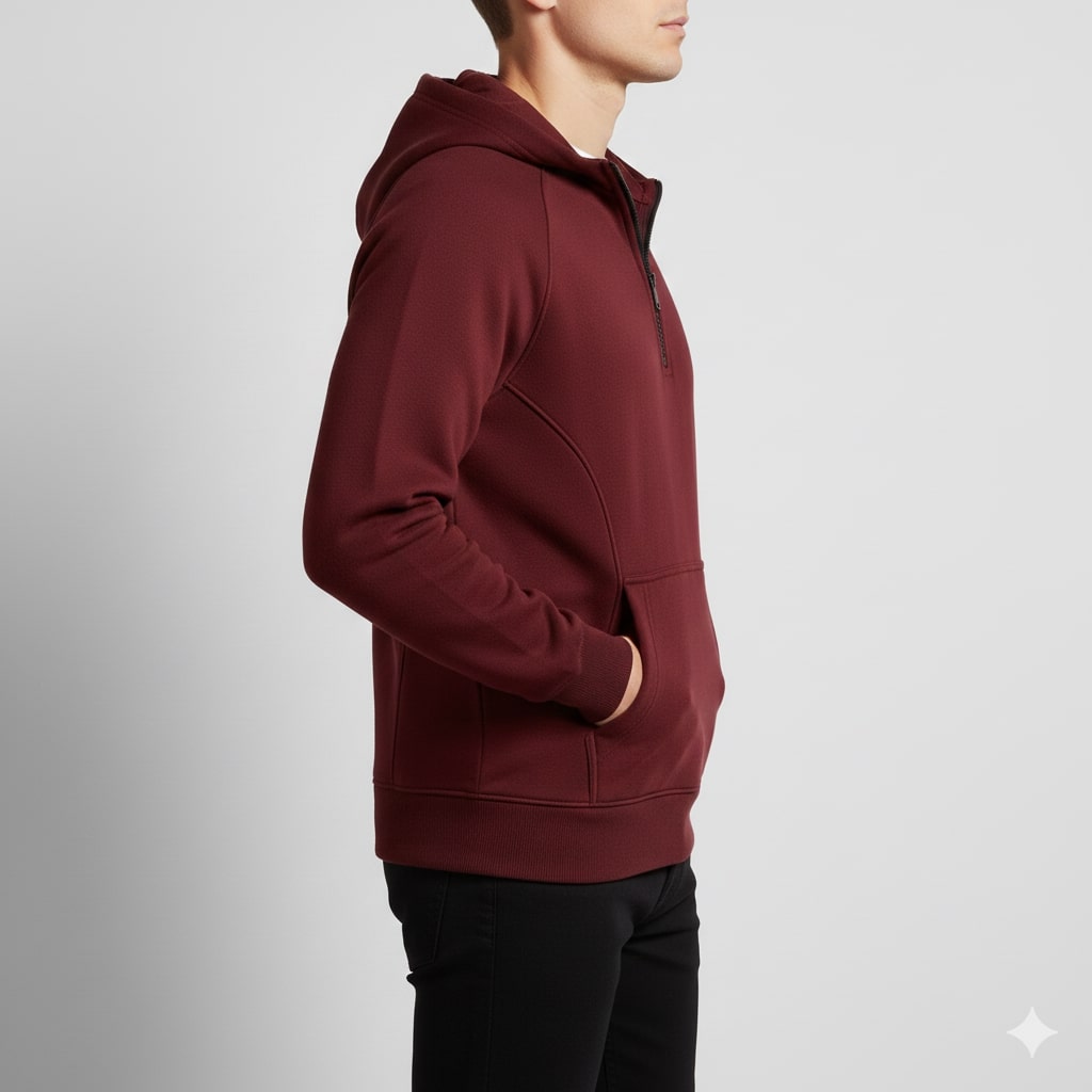 Soriano Men’s Hoodie Sweatshirt – Midweight Cotton Hooded Jacket