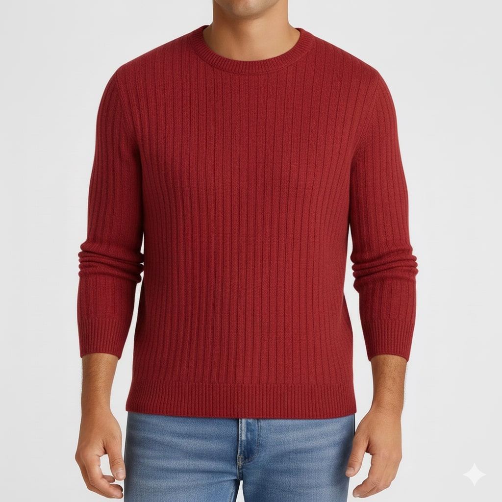 Marco Men’s Merino Wool Sweater – Soft Warm Knit Pullover
