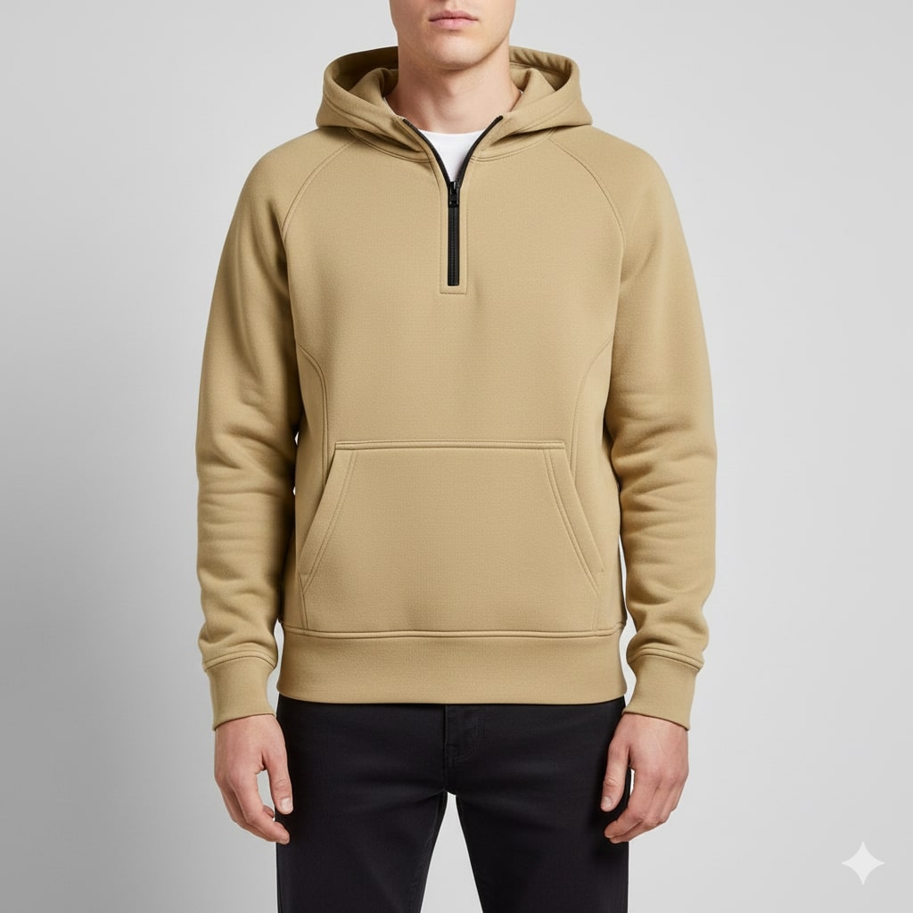 Soriano Men’s Hoodie Sweatshirt – Midweight Cotton Hooded Jacket