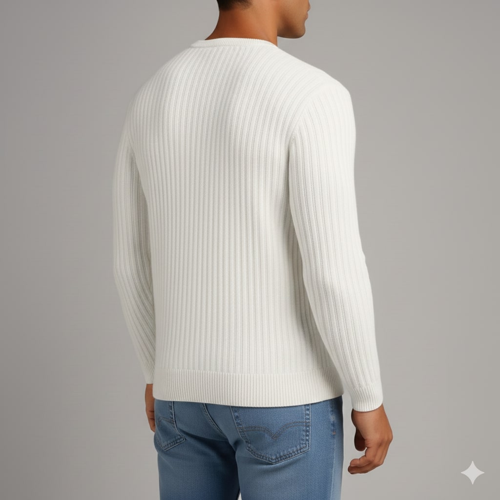 Marco Men’s Merino Wool Sweater – Soft Warm Knit Pullover