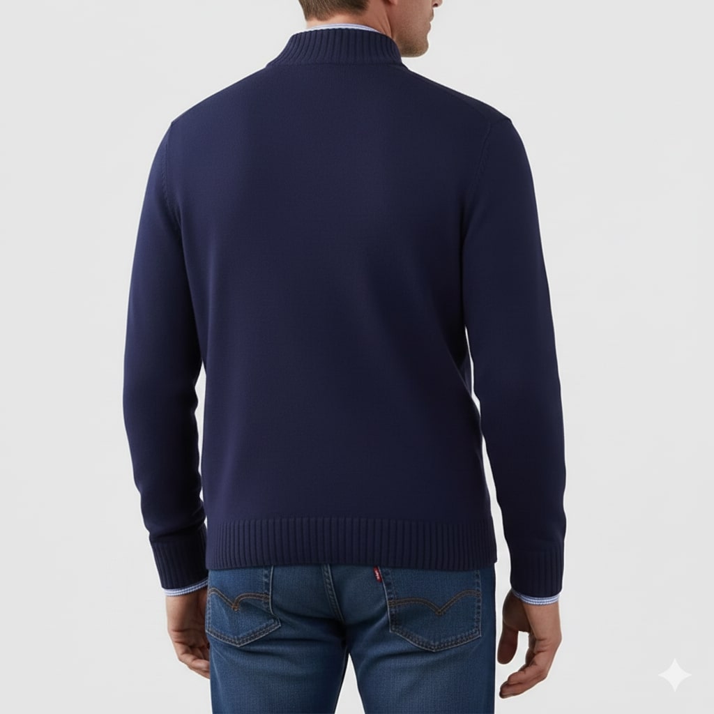 Callum Men’s Half-Zip Sweater – Soft Knit Pullover