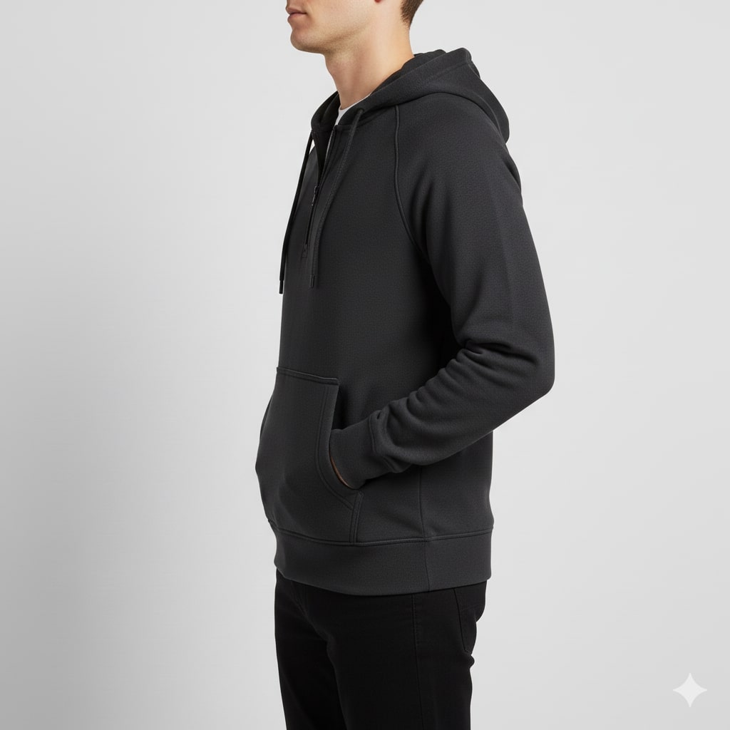 Soriano Men’s Hoodie Sweatshirt – Midweight Cotton Hooded Jacket