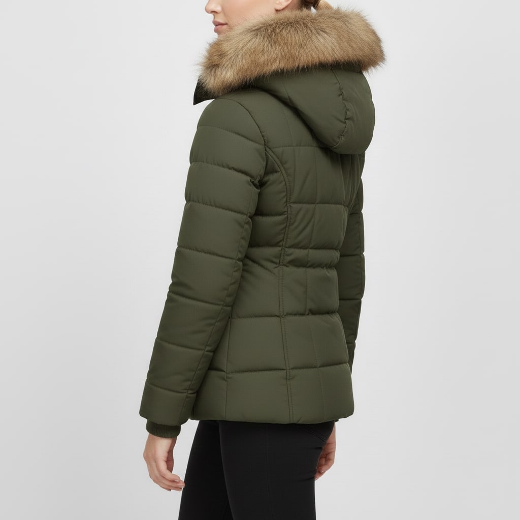 Katrina Women’s Winter Jacket – Insulated Zip-Up Hooded Jacket