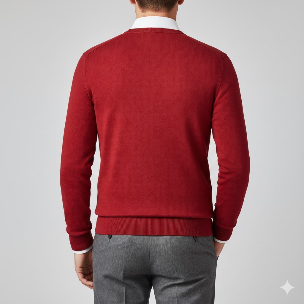 Victoriano Men’s Knit Sweater – Lightweight V-Neck Pullover