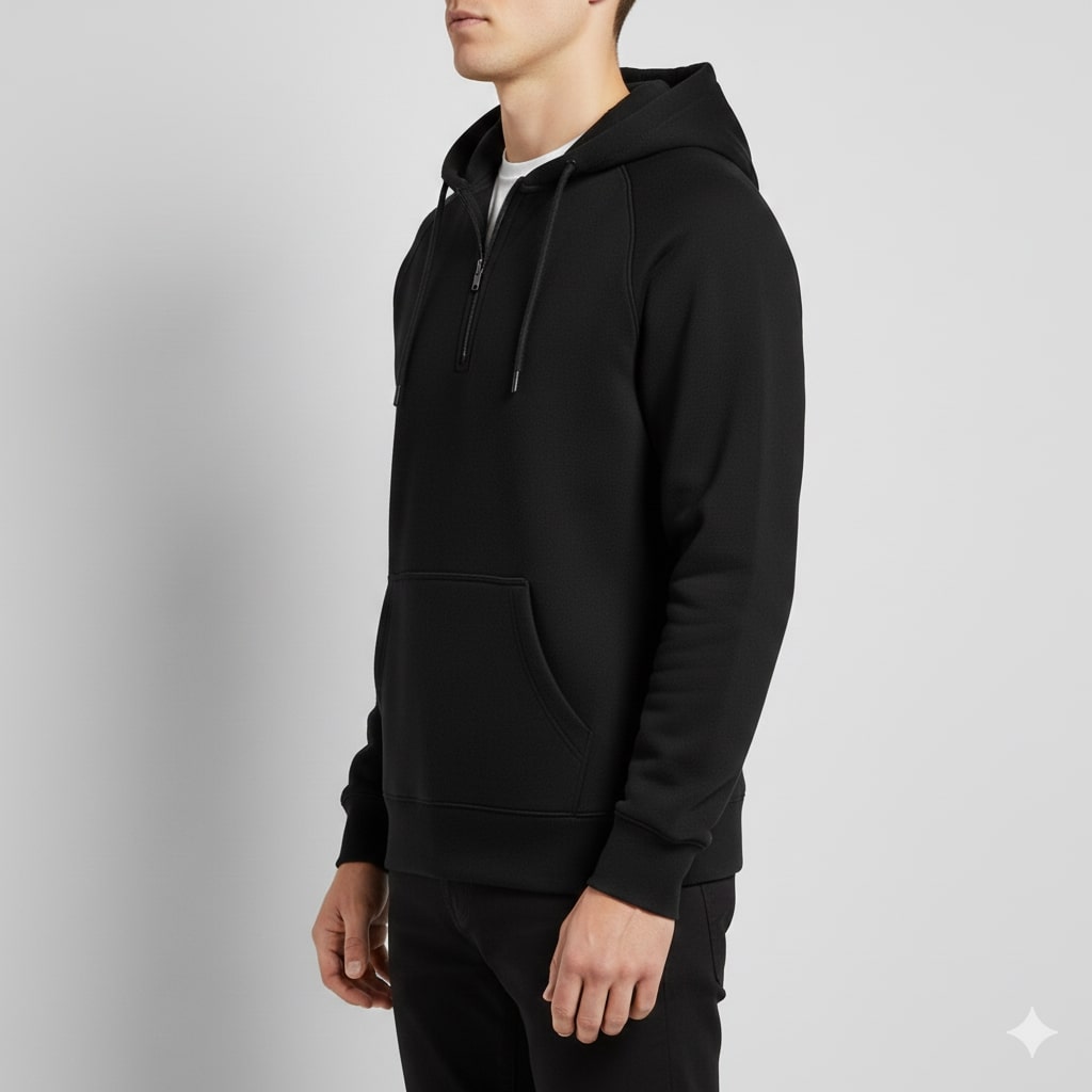 Soriano Men’s Hoodie Sweatshirt – Midweight Cotton Hooded Jacket