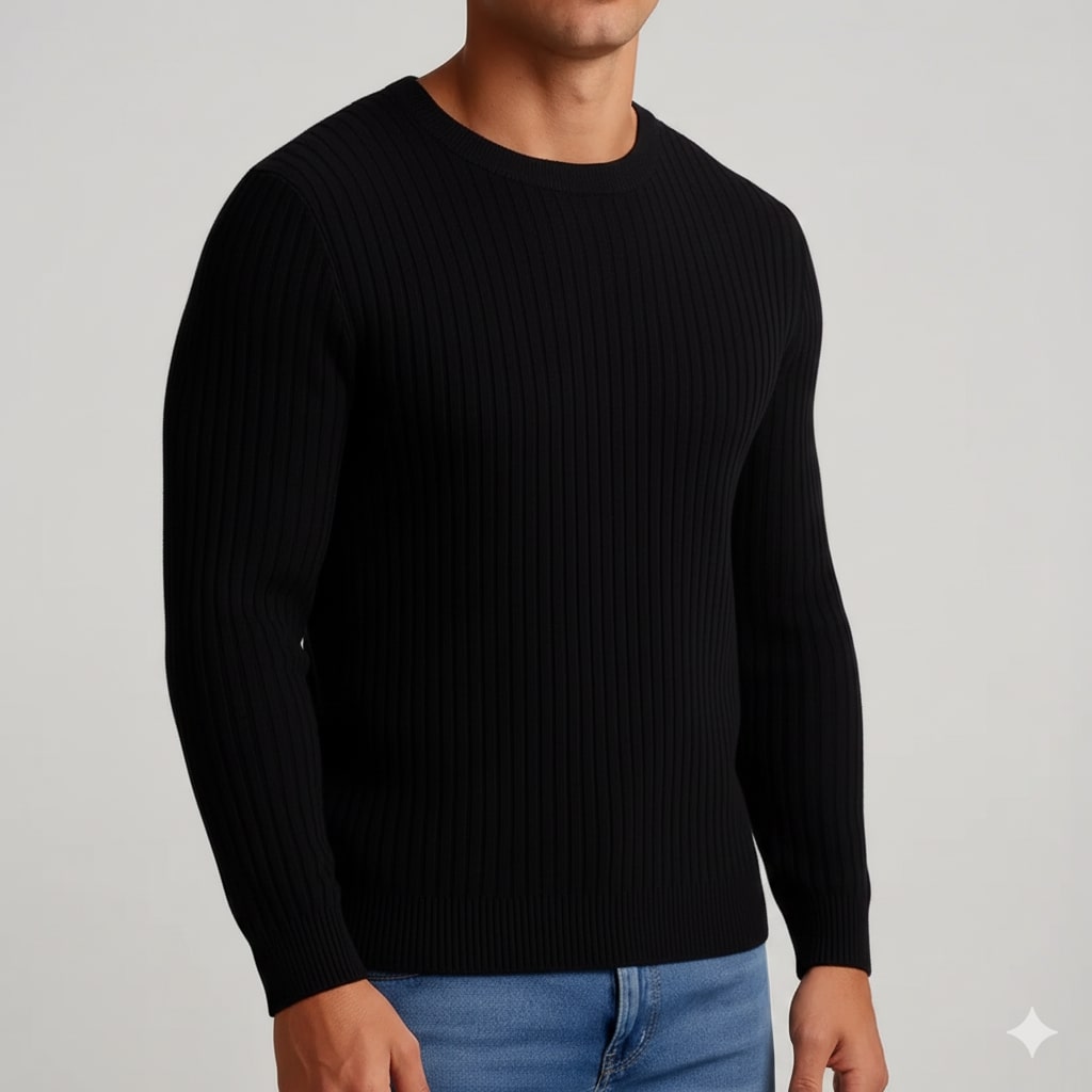 Marco Men’s Merino Wool Sweater – Soft Warm Knit Pullover