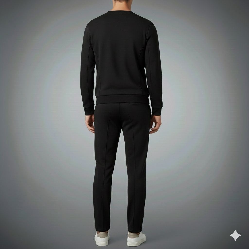 Marlow Cotton-Silk Lounge Set – Premium Men’s 2-Piece Relaxed Co-ord