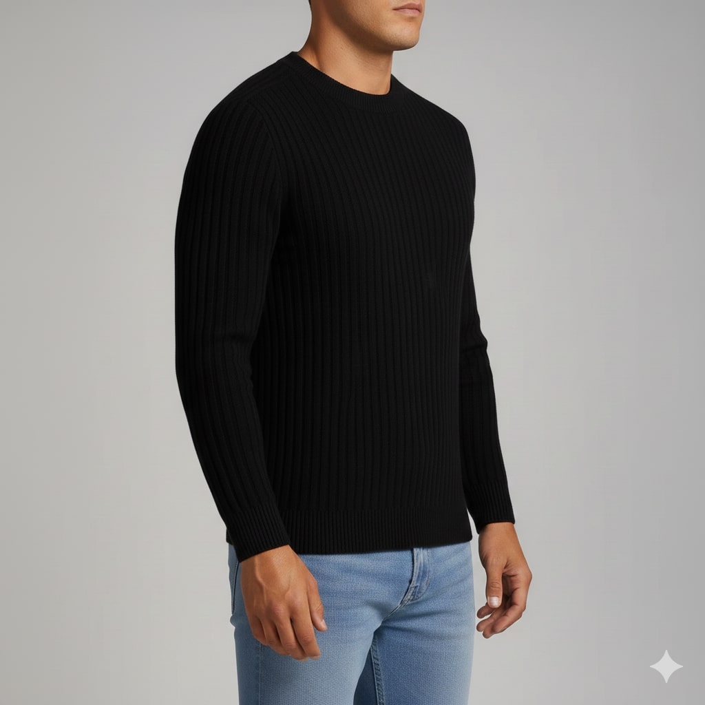 Marco Men’s Merino Wool Sweater – Soft Warm Knit Pullover