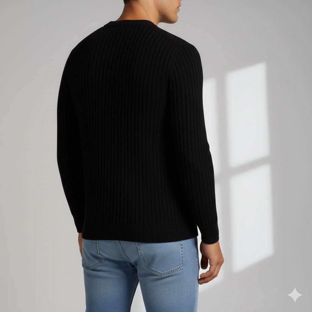 Marco Men’s Merino Wool Sweater – Soft Warm Knit Pullover