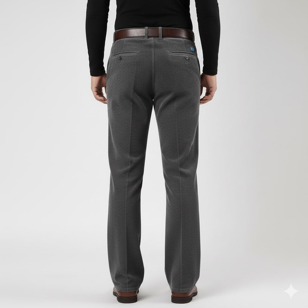 Evan Men’s Corduroy Trousers – Soft Cotton Corduroy Pants with Warm Structured Feel