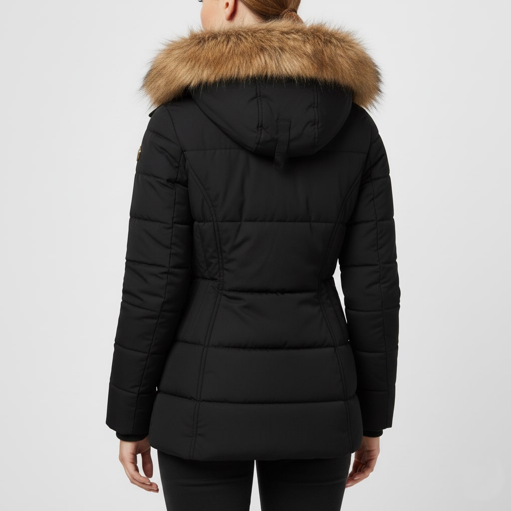 Katrina Women’s Winter Jacket – Insulated Zip-Up Hooded Jacket