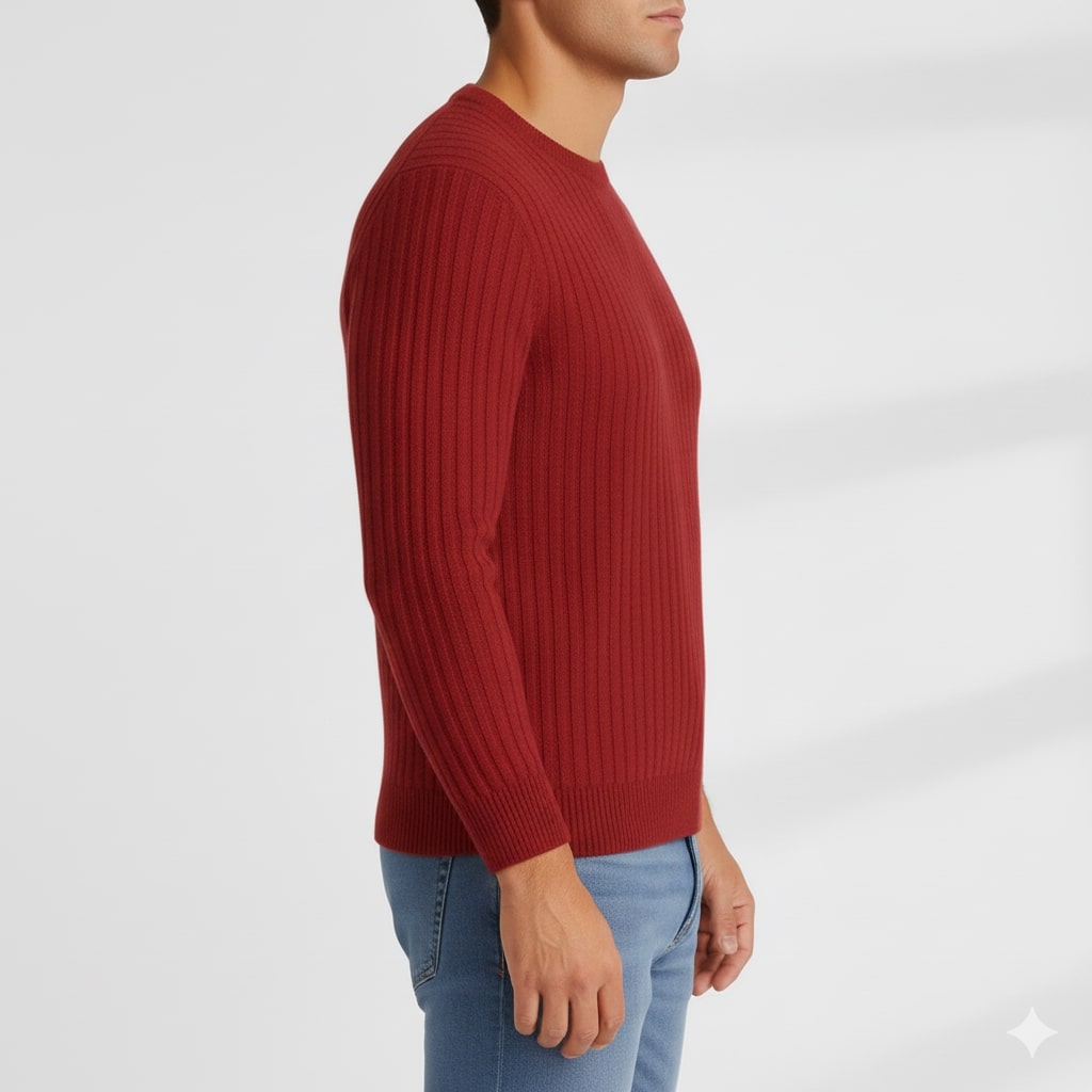 Marco Men’s Merino Wool Sweater – Soft Warm Knit Pullover