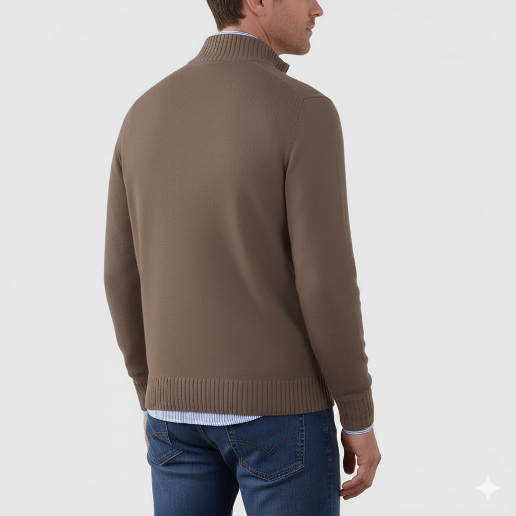 Callum Men’s Half-Zip Sweater – Soft Knit Pullover