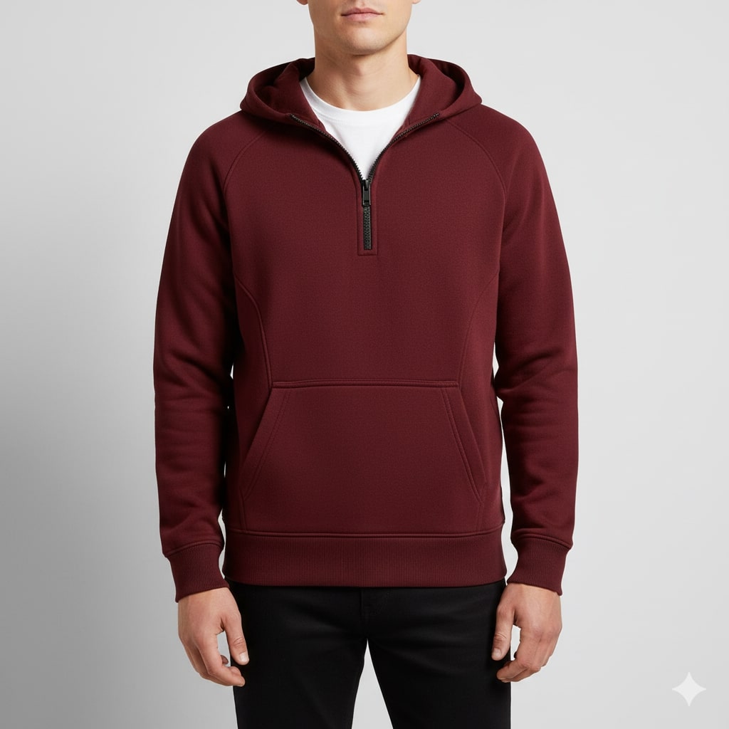 Soriano Men’s Hoodie Sweatshirt – Midweight Cotton Hooded Jacket