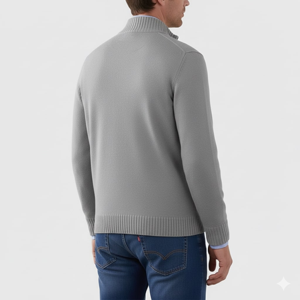 Callum Men’s Half-Zip Sweater – Soft Knit Pullover