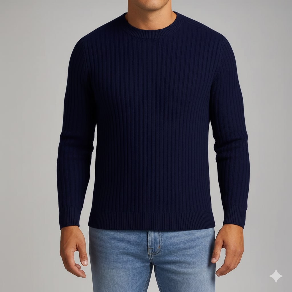 Marco Men’s Merino Wool Sweater – Soft Warm Knit Pullover