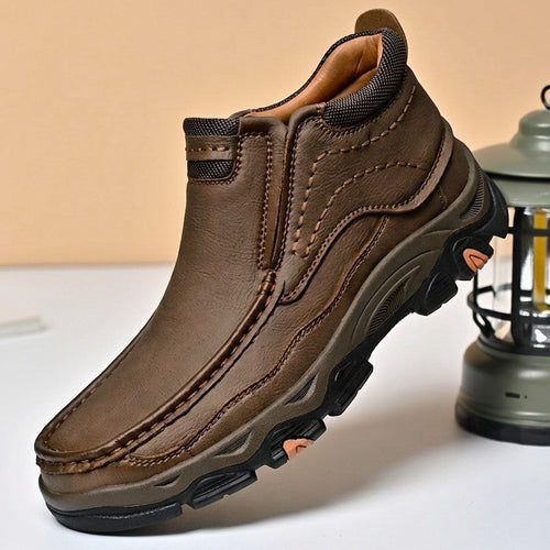 Anthony Men’s Leather Shoes – Rugged Slip-On Shoes