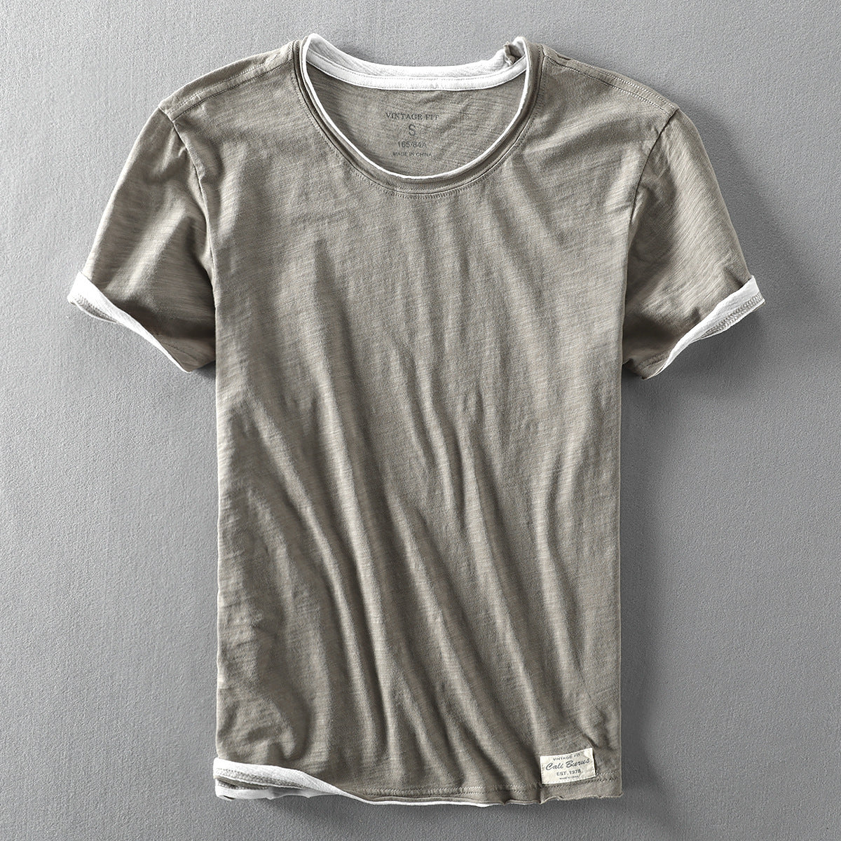 Aron Men’s Short Sleeve Shirt – Pure Organic Cotton Casual Wear