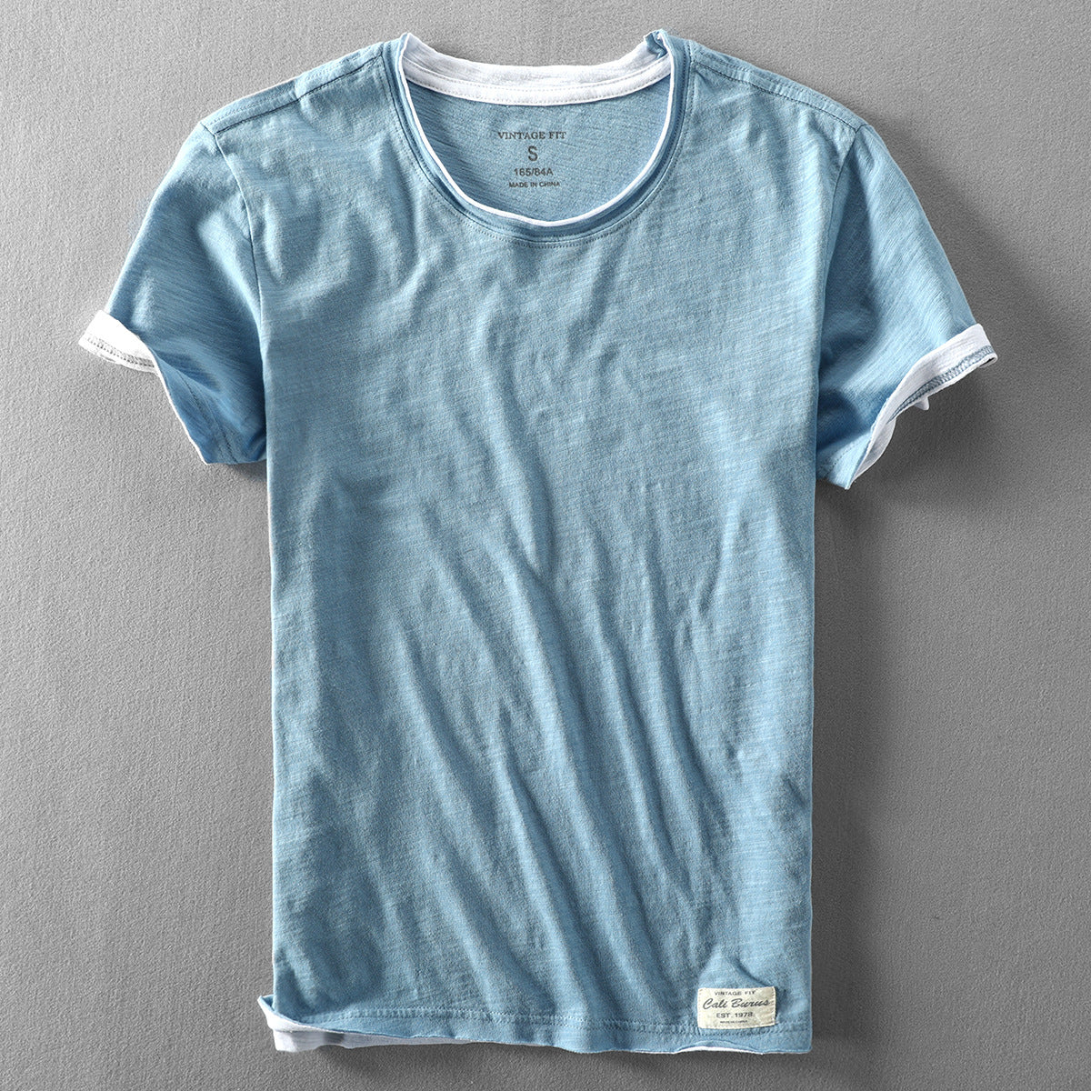 Aron Men’s Short Sleeve Shirt – Pure Organic Cotton Casual Wear
