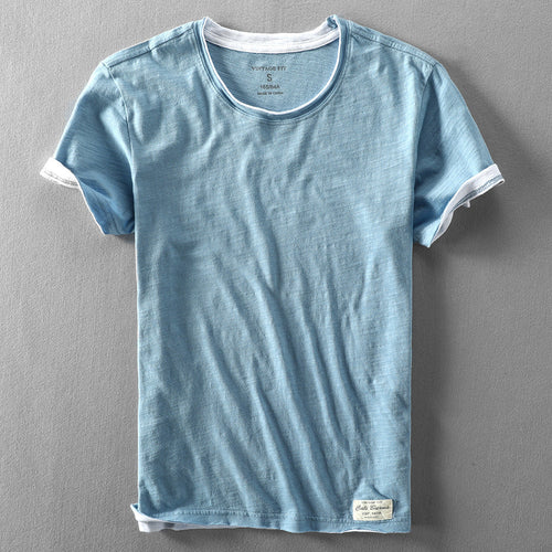 Aron Men’s Short Sleeve Shirt – Pure Organic Cotton Casual Wear
