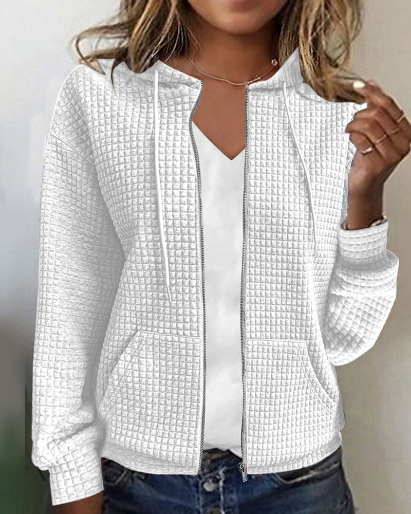 Avery Textured Loose Fit Stylish Jacket