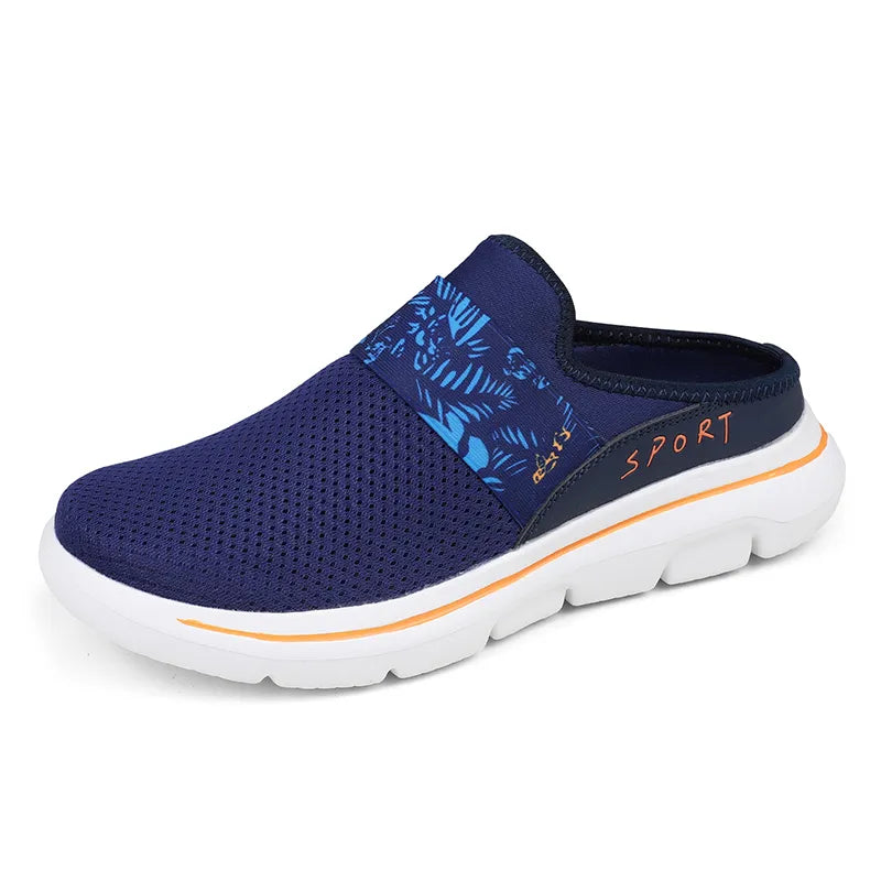 Giuseppe Breathable Mesh Half Shoes – Cushioned Comfort Non-Slip Sandal