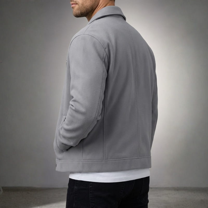 Alfie Men’s Wool Biker Jacket