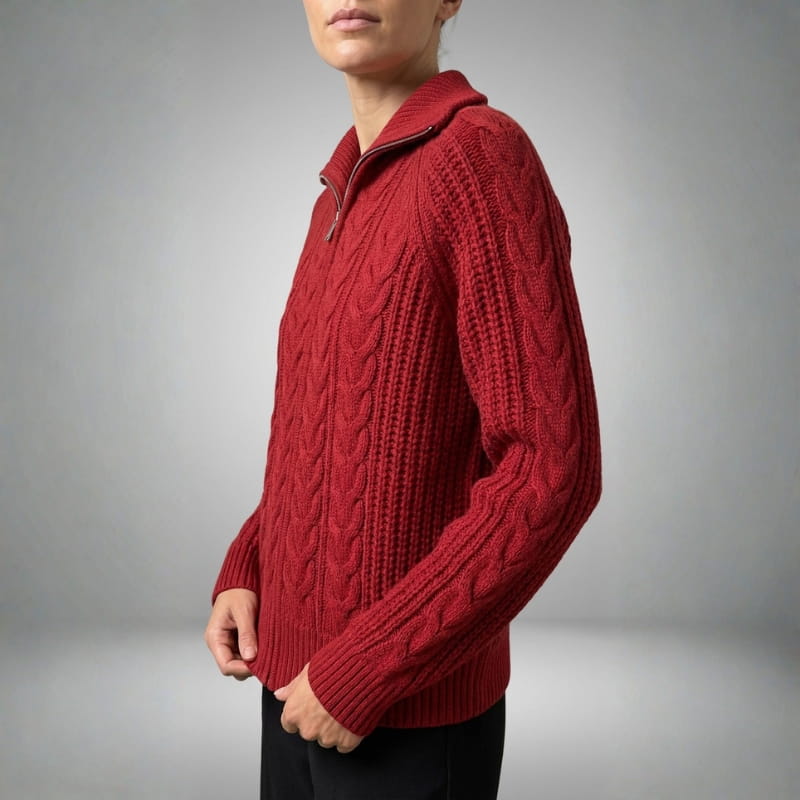 Sienna Women’s Wool Zip Knit Cardigan