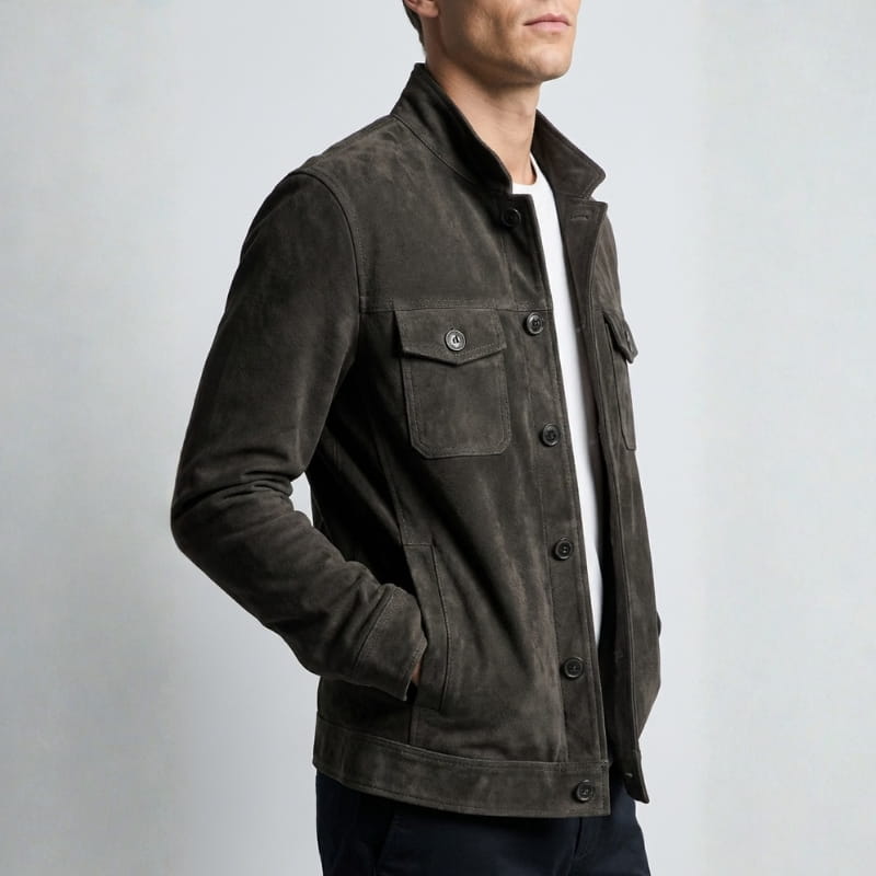 Eugenio Suede Traveler Jacket
