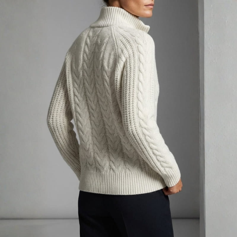 Sienna Women’s Wool Zip Knit Cardigan