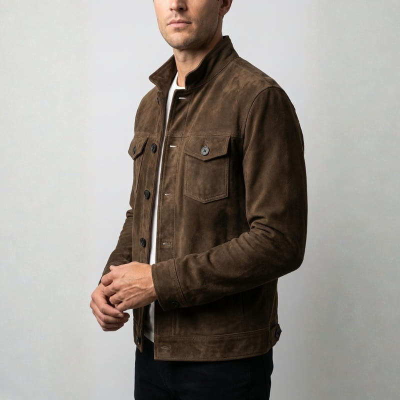 Eugenio Suede Traveler Jacket